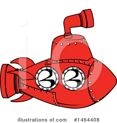 Submarine Clipart #1464408 by AtStockIllustration