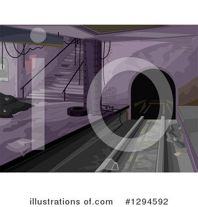 Train Station Clipart #1294592 by BNP Design Studio