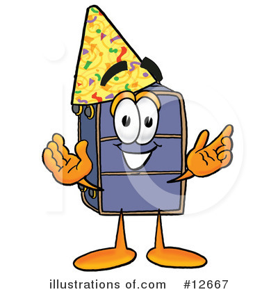 Royalty-Free (RF) Suitcase Character Clipart Illustration by Mascot Junction - Stock Sample #12667