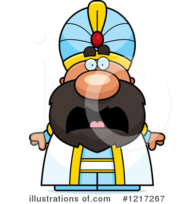 Royalty-Free (RF) Sultan Clipart Illustration by Cory Thoman - Stock Sample #1217267