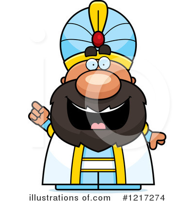 Royalty-Free (RF) Sultan Clipart Illustration by Cory Thoman - Stock Sample #1217274