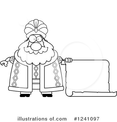 Royalty-Free (RF) Sultan Clipart Illustration by Cory Thoman - Stock Sample #1241097