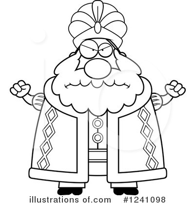 Royalty-Free (RF) Sultan Clipart Illustration by Cory Thoman - Stock Sample #1241098