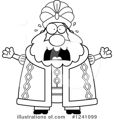 Royalty-Free (RF) Sultan Clipart Illustration by Cory Thoman - Stock Sample #1241099
