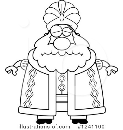 Royalty-Free (RF) Sultan Clipart Illustration by Cory Thoman - Stock Sample #1241100