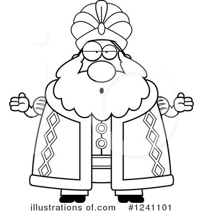 Royalty-Free (RF) Sultan Clipart Illustration by Cory Thoman - Stock Sample #1241101