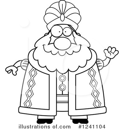Royalty-Free (RF) Sultan Clipart Illustration by Cory Thoman - Stock Sample #1241104