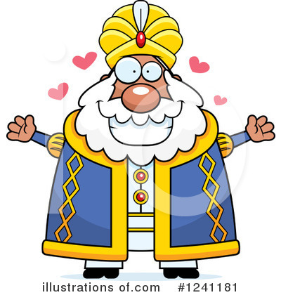Royalty-Free (RF) Sultan Clipart Illustration by Cory Thoman - Stock Sample #1241181