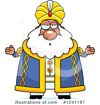 Royalty-Free (RF) Sultan Clipart Illustration by Cory Thoman - Stock Sample #1241187