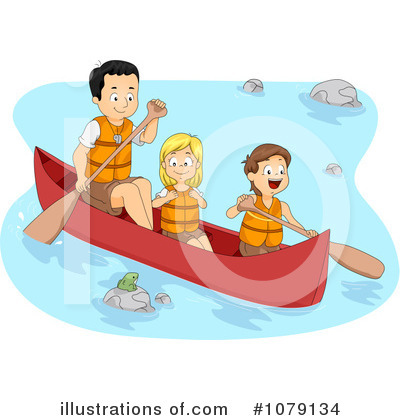 Canoe Clipart #1079134 by BNP Design Studio
