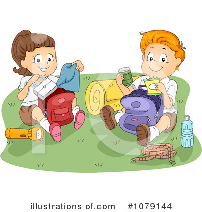 Royalty-Free (RF) Summer Camp Clipart Illustration by BNP Design Studio - Stock Sample #1079144