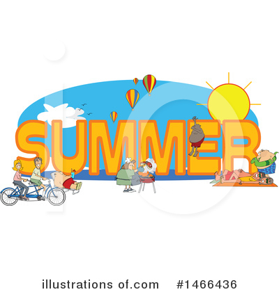 Royalty-Free (RF) Summer Clipart Illustration by djart - Stock Sample #1466436