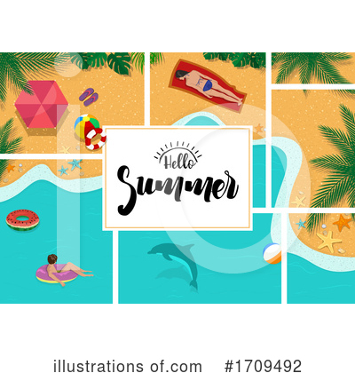 Royalty-Free (RF) Summer Clipart Illustration by dero - Stock Sample #1709492