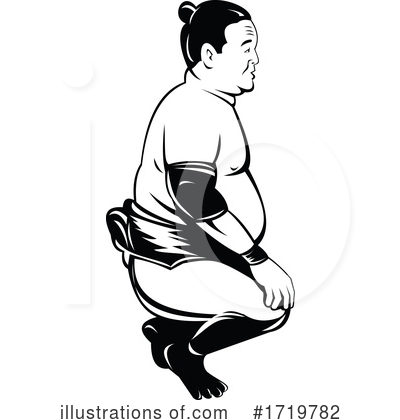Sumo Wrestler Clipart #1719782 by patrimonio