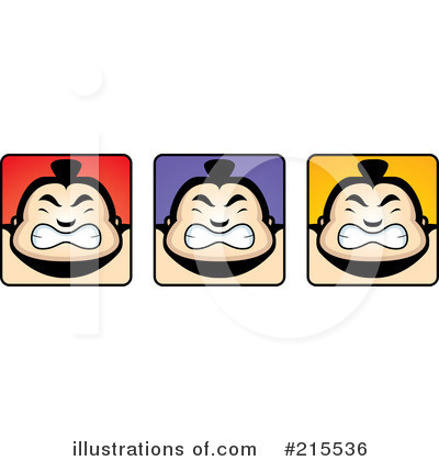 Royalty-Free (RF) Sumo Clipart Illustration by Cory Thoman - Stock Sample #215536