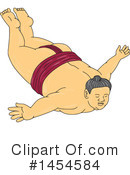 Sumo Wrestler Clipart #1454584 by patrimonio
