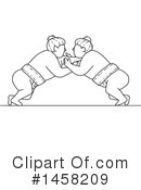 Sumo Wrestler Clipart #1458209 by patrimonio