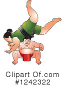 Sumo Wrestling Clipart #1242322 by Lal Perera