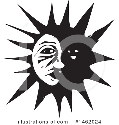 Sun And Moon Clipart #1462024 by xunantunich