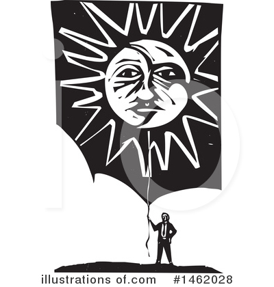 Royalty-Free (RF) Sun And Moon Clipart Illustration by xunantunich - Stock Sample #1462028