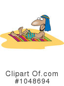Sun Bathing Clipart #1048694 by toonaday