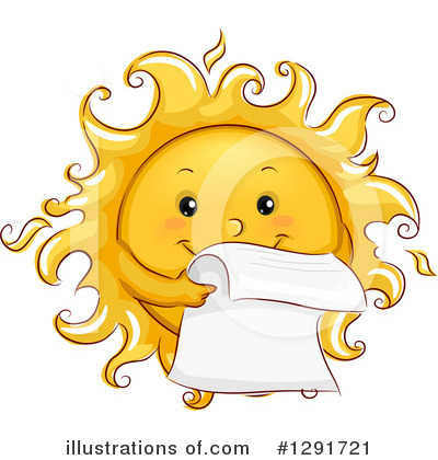 Sun Character Clipart #1291721 by BNP Design Studio