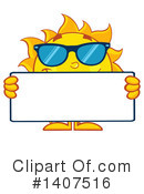 Sun Character Clipart #1407516 by Hit Toon