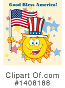 Sun Character Clipart #1408188 by Hit Toon