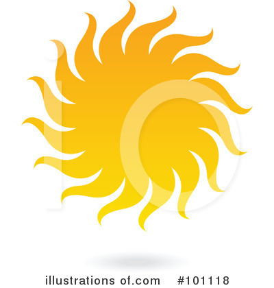 Royalty-Free (RF) Sun Clipart Illustration by cidepix - Stock Sample #101118