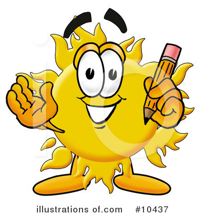Sun Clipart #10437 by Mascot Junction