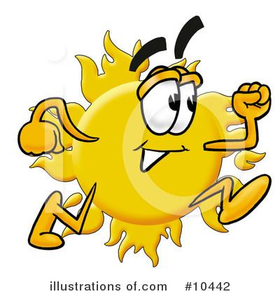 Sun Clipart #10442 by Mascot Junction