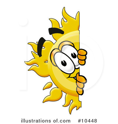 Royalty-Free (RF) Sun Clipart Illustration by Mascot Junction - Stock Sample #10448