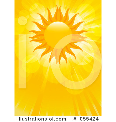 Royalty-Free (RF) Sun Clipart Illustration by elaineitalia - Stock Sample #1055424