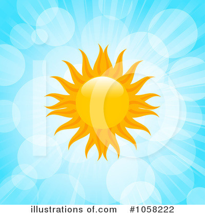 Royalty-Free (RF) Sun Clipart Illustration by elaineitalia - Stock Sample #1058222