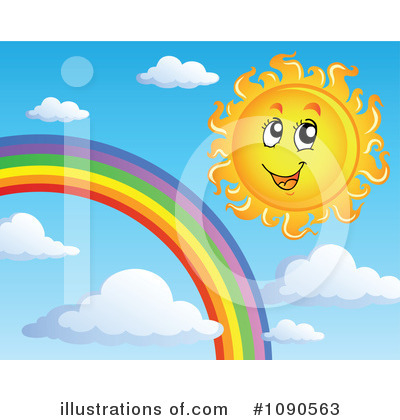 Royalty-Free (RF) Sun Clipart Illustration by visekart - Stock Sample #1090563