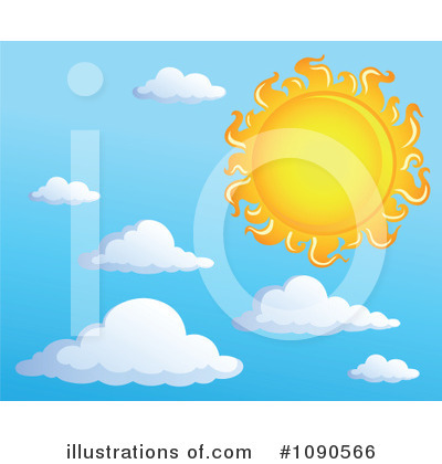 Royalty-Free (RF) Sun Clipart Illustration by visekart - Stock Sample #1090566