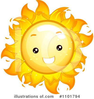 Sun Character Clipart #1101794 by BNP Design Studio
