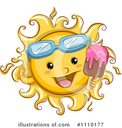 Sun Character Clipart #1110177 by BNP Design Studio