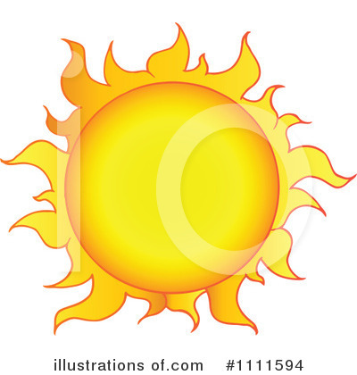 Royalty-Free (RF) Sun Clipart Illustration by Hit Toon - Stock Sample #1111594