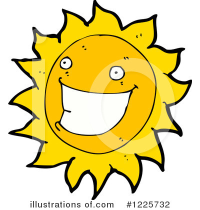 Royalty-Free (RF) Sun Clipart Illustration by lineartestpilot - Stock Sample #1225732