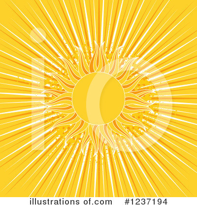Royalty-Free (RF) Sun Clipart Illustration by elaineitalia - Stock Sample #1237194