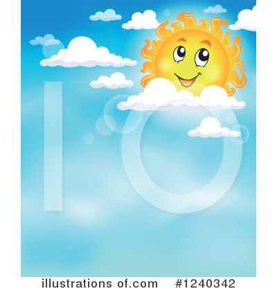 Royalty-Free (RF) Sun Clipart Illustration by visekart - Stock Sample #1240342