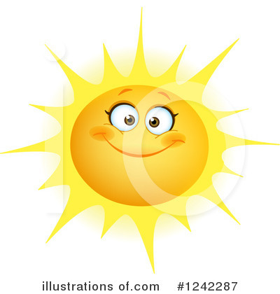 Royalty-Free (RF) Sun Clipart Illustration by yayayoyo - Stock Sample #1242287