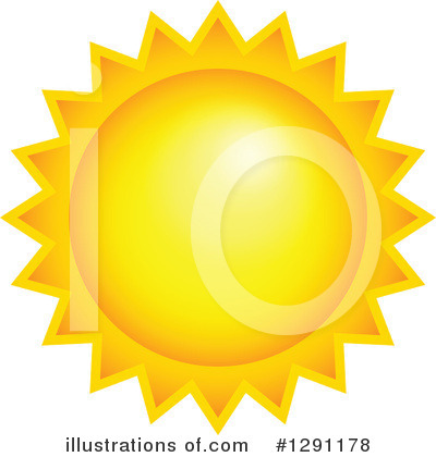 Royalty-Free (RF) Sun Clipart Illustration by visekart - Stock Sample #1291178