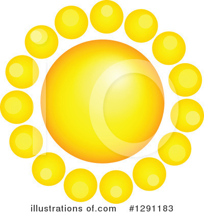 Royalty-Free (RF) Sun Clipart Illustration by visekart - Stock Sample #1291183