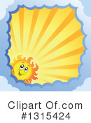 Sun Clipart #1315424 by visekart