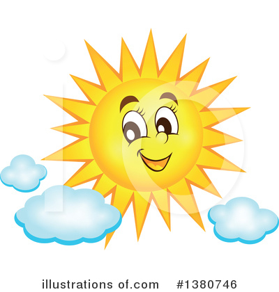 Royalty-Free (RF) Sun Clipart Illustration by visekart - Stock Sample #1380746