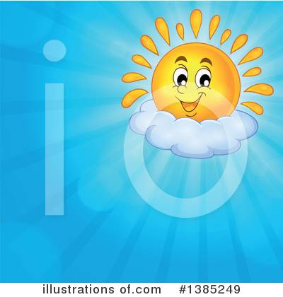 Royalty-Free (RF) Sun Clipart Illustration by visekart - Stock Sample #1385249