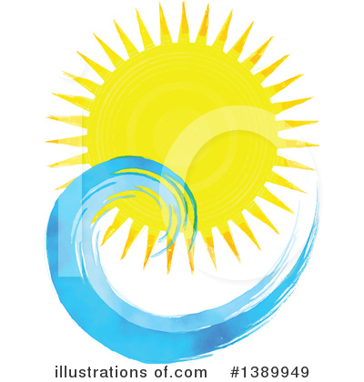 Sunset Clipart #1389949 by KJ Pargeter