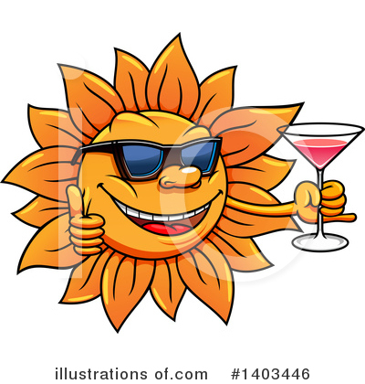 Sunglasses Clipart #1403446 by Vector Tradition SM